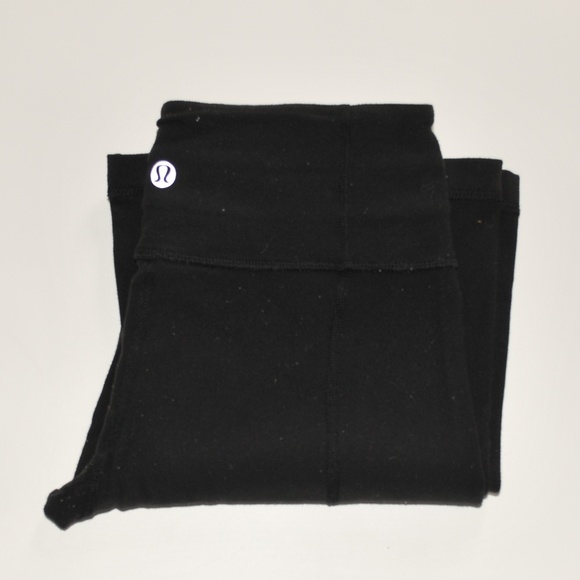 Lululemon Capri Size 2 Black 0317 - Picture 2 of 6